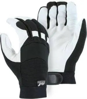MAJESTIC - Winter Lined White Eagle Mechanics Glove with Grain Goatskin Palm and Knit Back - Becker Safety and Supply