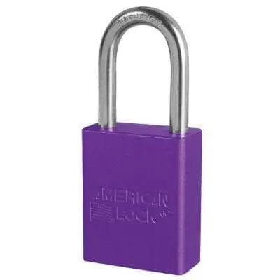 MASTER LOCK - American Lock Anodized Aluminum Safety Padlocks - Purple - Keyed Alike - Becker Safety and Supply