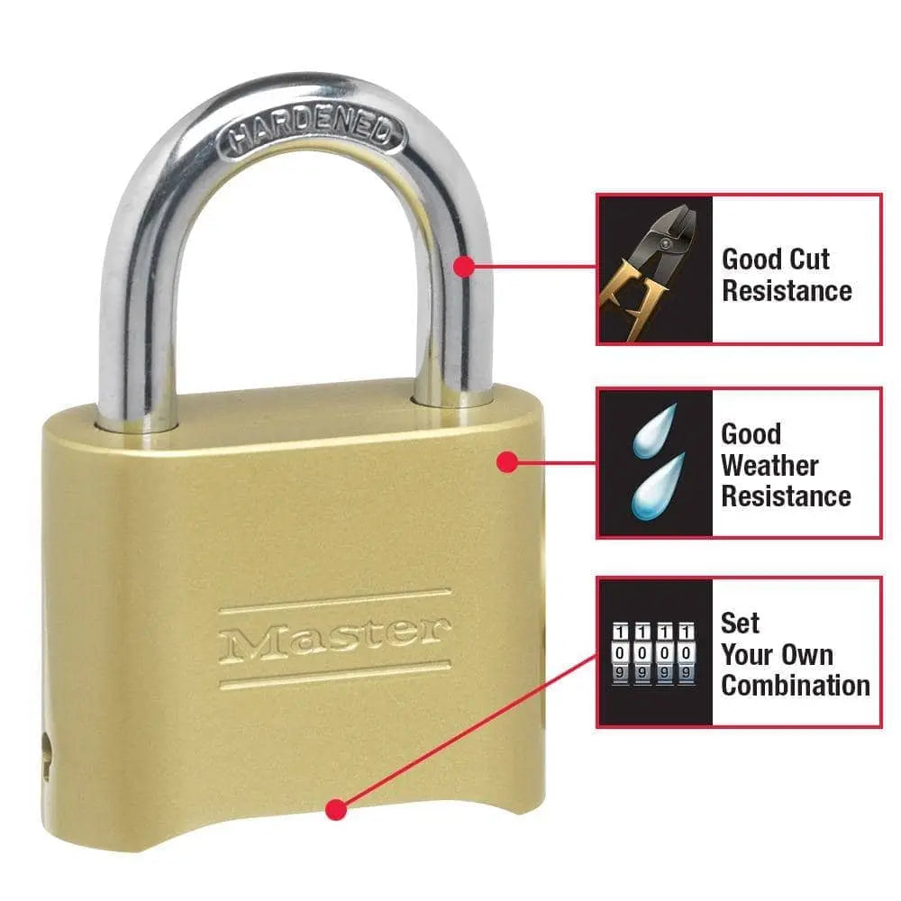 MASTER LOCK - Resettable Combination Padlock - Becker Safety and Supply