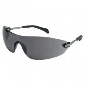 MCR - Crews S2212 Blackjack Elite Safety Glasses - Chrome Temple - Gray Lens - Becker Safety and Supply