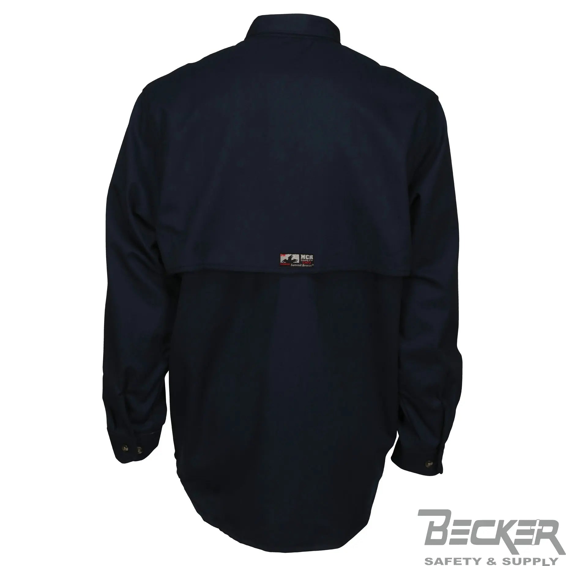 MCR - FR 7oz Triple Vented Work Shirt, Navy  Becker Safety and Supply