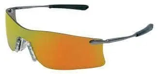 MCR SAFETY - Rubicon T4 Series Frameless Safety Glasses, Fire Mirror