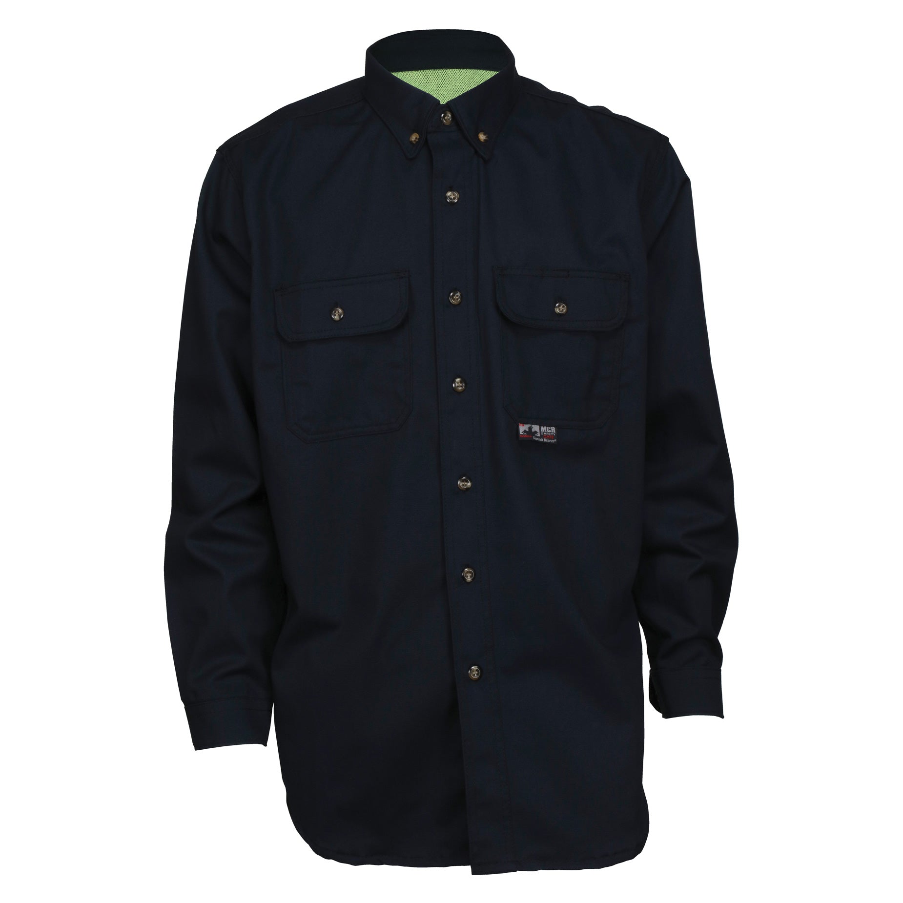 MCR - FR 7oz Triple Vented Work Shirt, Navy  Becker Safety and Supply