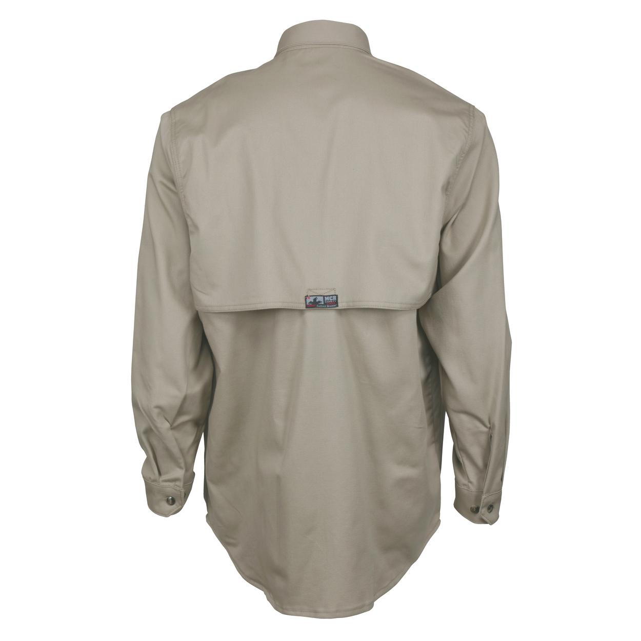 MCR - FR 7oz Triple Vented Work Shirt, Tan  Becker Safety and Supply