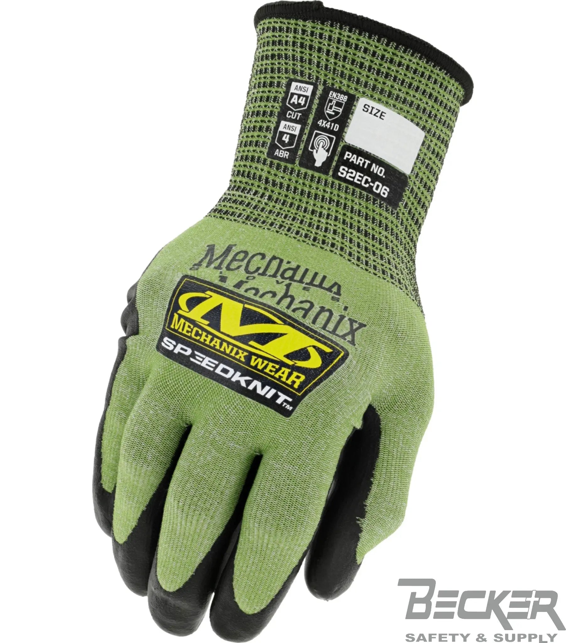 MECHANIX SPEEDKNIT CUT A4 WORK GLOVES  Becker Safety and Supply