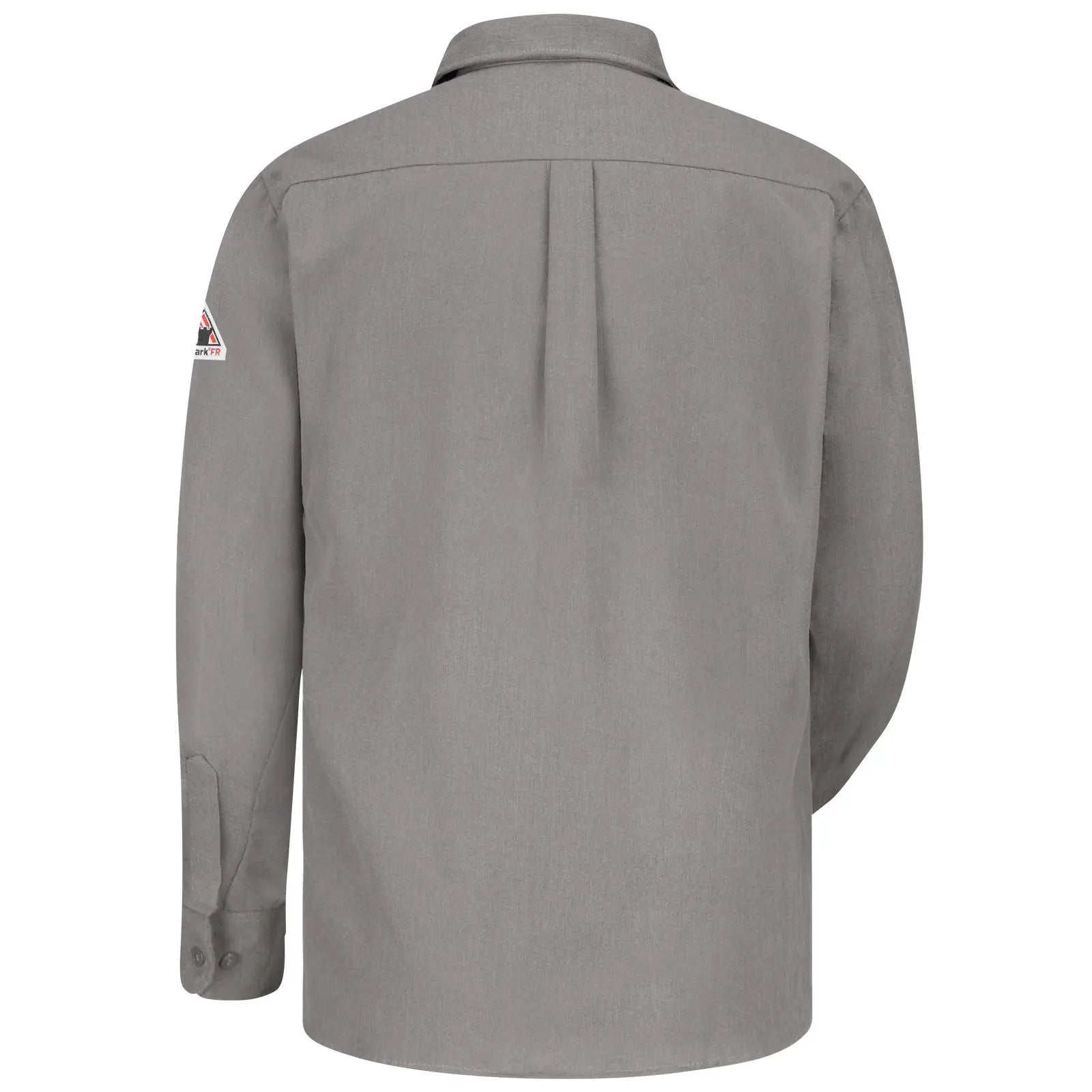 MEN'S LIGHTWEIGHT FR UNIFORM SHIRT, GRAY- - Becker Safety and Supply