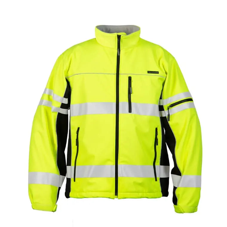 ML KISHIGO - Series Class 3 Hi Vis Soft-Shell Jacket, Black Series - Becker Safety and Supply