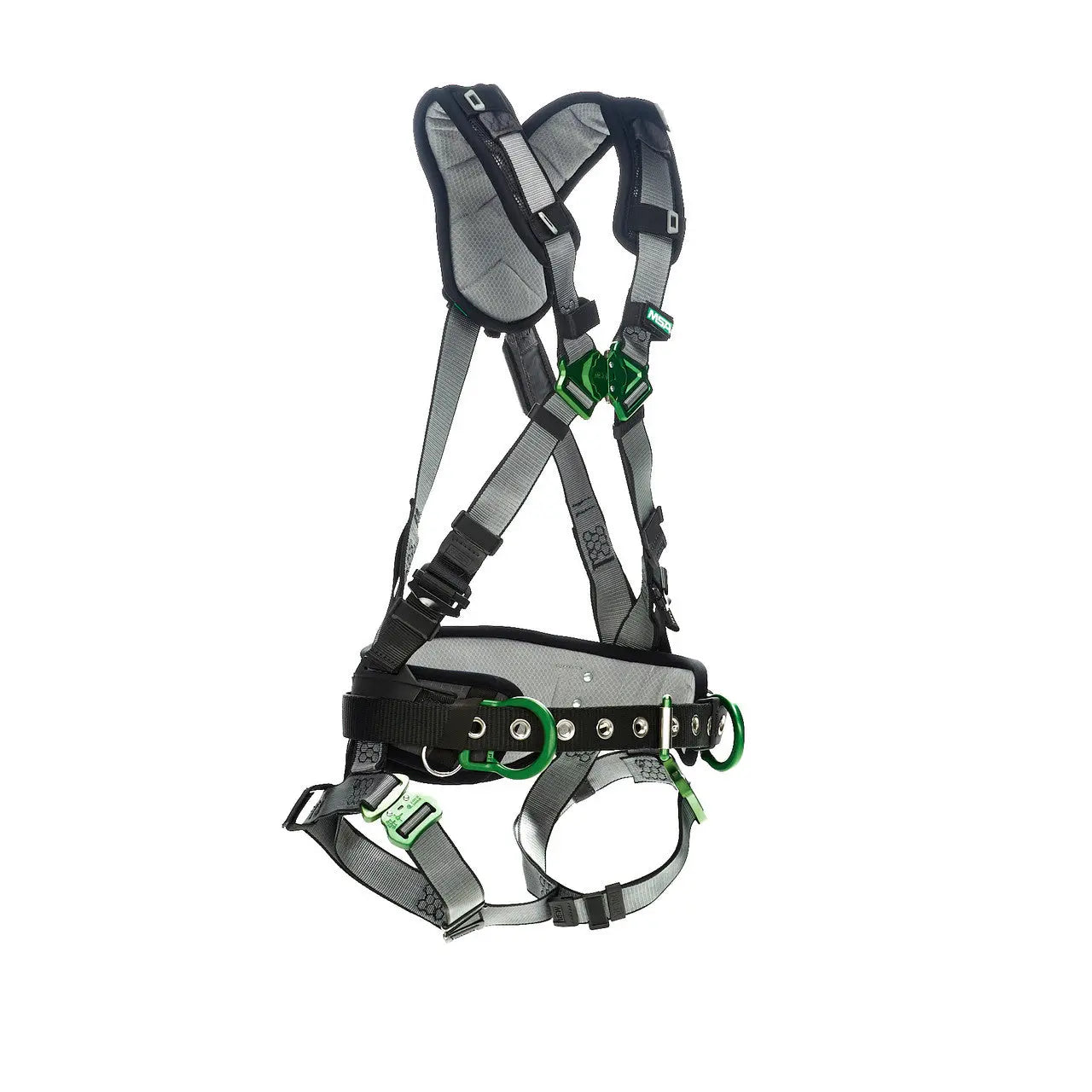 MSA - V-FIT Construction
Harness, Extra Large, Back &
Hip D-Rings, Quick-Connect Leg
Straps, Shoulder Padding - XL  Becker Safety and Supply