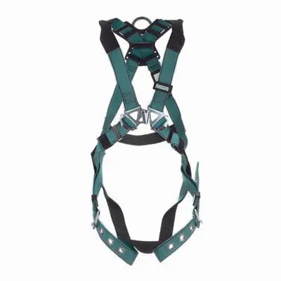 MSA - V-FORM Harness, ExtraLarge, Back D-Ring, TongueBuckle Leg Straps - XL  Becker Safety and Supply