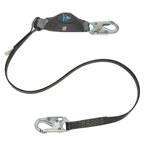 MSA - V-SERIES anti-corrosion single leg energy absorbing lanyard, 6', small stainless steel snaphook CSA Z259.11-17  Becker Safety and Supply