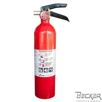 KIDDE - 2.5 lb ABC Pro Line Extinguisher w/ Metal Vehicle Bracket  Becker Safety and Supply