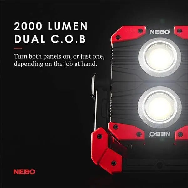 NEBO OMNI 2K - Luz de trabajo omnidireccional - Recargable - 2000 lúmenes