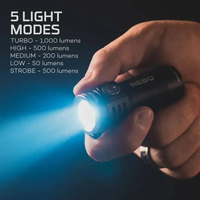 NEBO - Torchy rechargeable Flashlight 1000 lumen - Becker Safety and Supply
