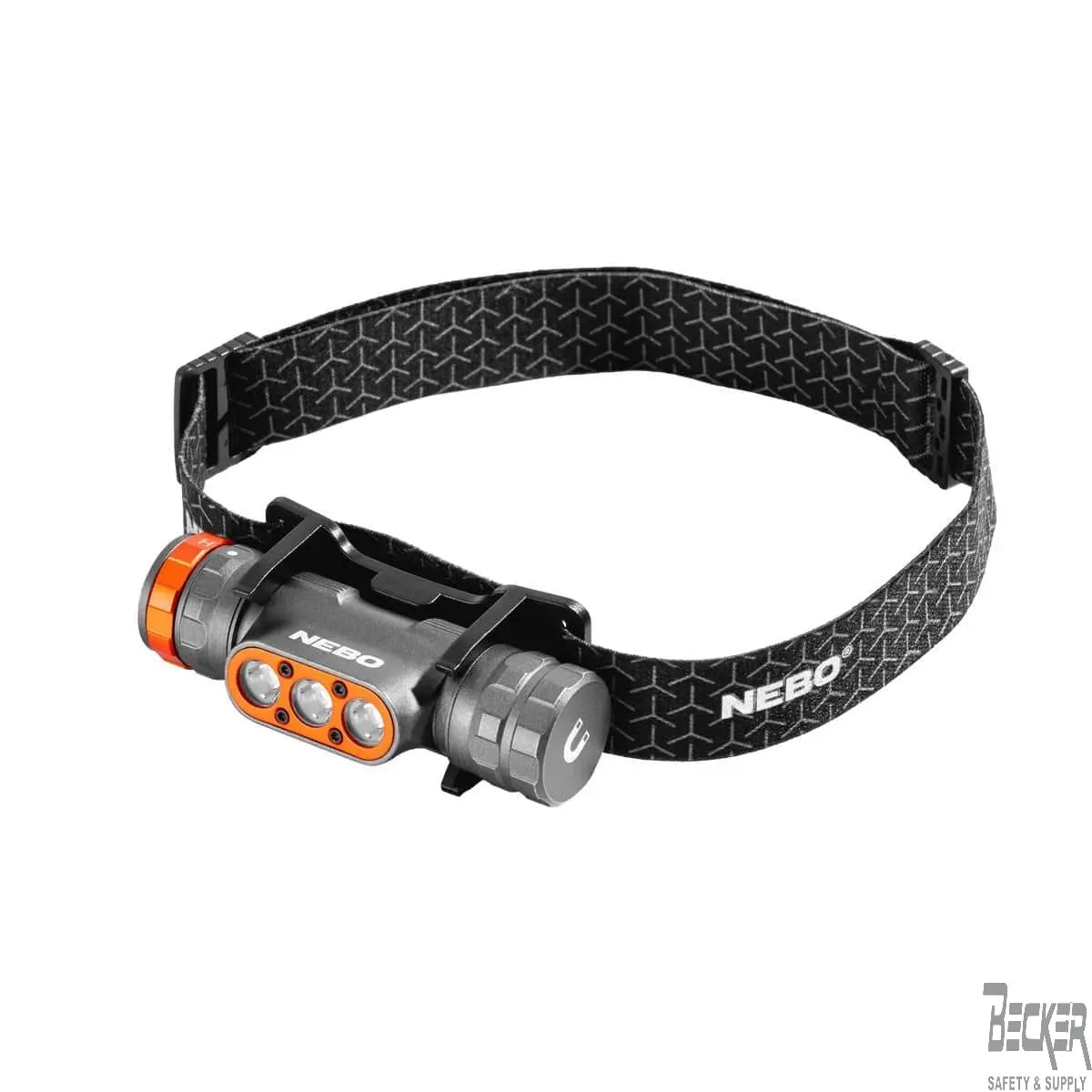NEBO - Transcend Waterproof, USB-C Rechargeable Headlamp with 1,500 Lumen Turbo Mode - Becker Safety and Supply