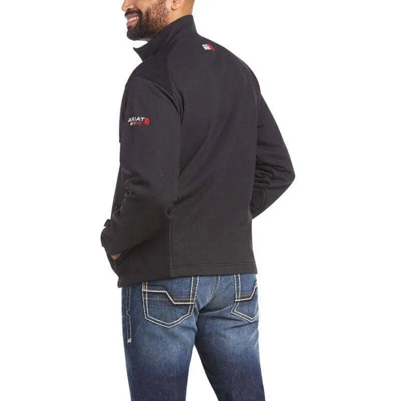 ARIAT - FR POLARTEC WindPro Platform Jacket - Black - NFPA 2112 / NFPA 70E - Becker Safety and Supply