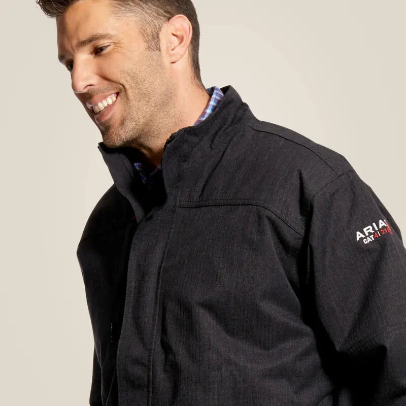 ARIAT - FR H2O-Proof Jacket - Black - NFPA 2112 / NFPA 70E  Becker Safety and Supply