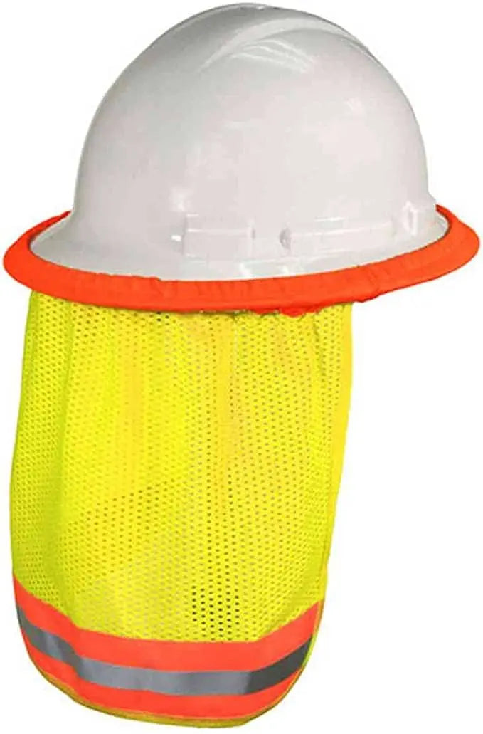 OccuNomix - Hard Hat Neck Shade, Hi-Vis Yellow - Becker Safety and Supply