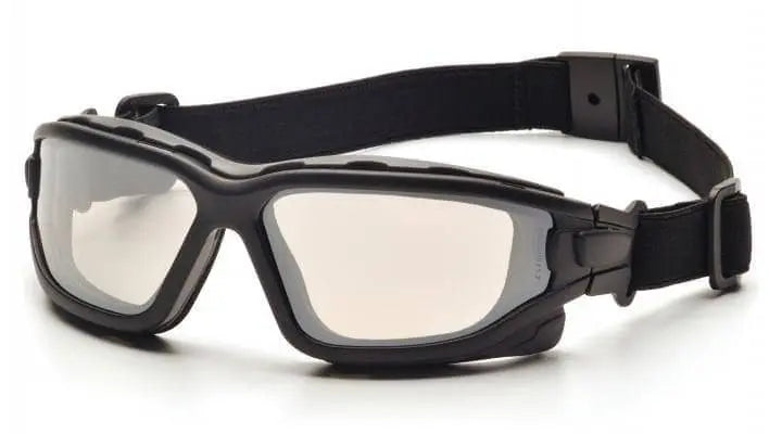 PYRAMEX - I-Force Indoor/Outdoor Mirror Dual Pane Anti Fog Safety Googles, Black - Becker Safety and Supply