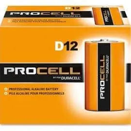DURACELL - D Alkaline Battery (12/PK) - Becker Safety and Supply