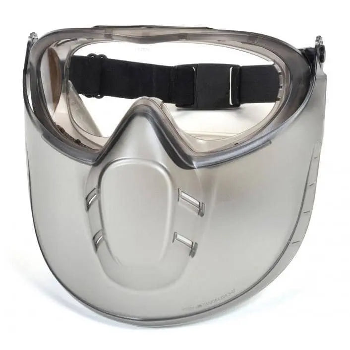 PYRAMEX - Capstone Shield H2X Anti Fog Lens with Face Shield, Clear - Becker Safety and Supply