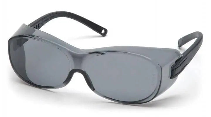 PYRAMEX - OTS Over the Lens Glasses, Gray - Becker Safety and Supply