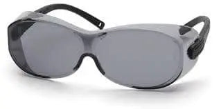 PYRAMEX - OTS XL Over the Lens Safety Glasses, Gray - Becker Safety and Supply