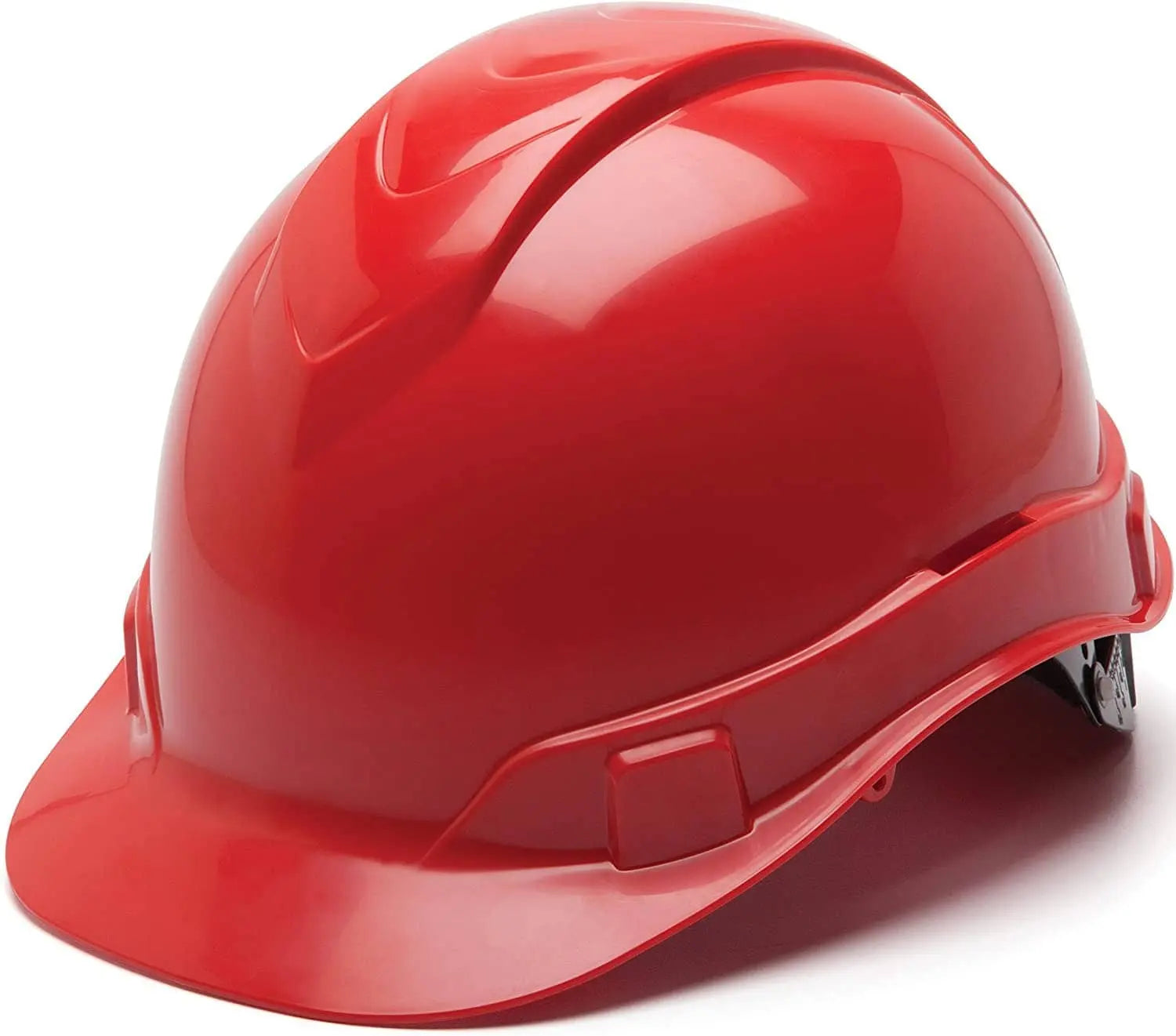 PYRAMEX - RIDGELINE - Cap Style Hard Hat - 4pt Suspension, Red - Becker Safety and Supply