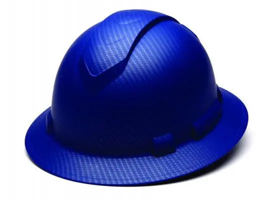 PYRAMEX - Ridgeline Full Brim Hard Hat, Matte Blue Graphite