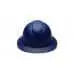 PYRAMEX - Ridgeline Full Brim Hard Hat, Matte Blue Graphite - Becker Safety and Supply