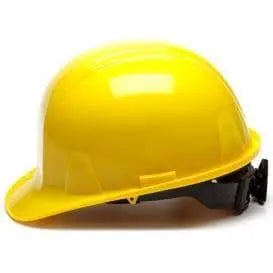 PYRAMEX - SL Series Cap Style Hard Hat 4 Point Snap Lock, Yellow - Becker Safety and Supply