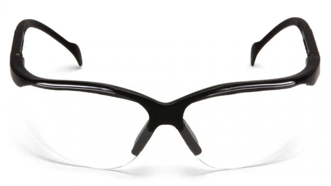 PYRAMEX - Venture II Black Frame Clear Lens Anti-Fog - Becker Safety and Supply