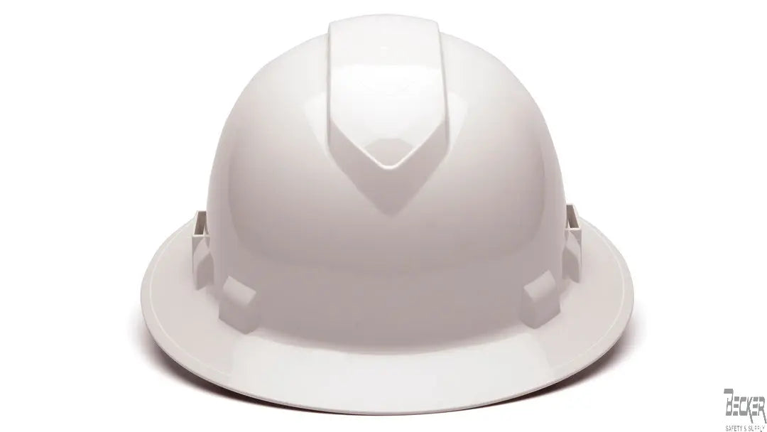 PYRAMEX - White Full Brim Hard Hat, CIVITAS Logo  Becker Safety and Supply