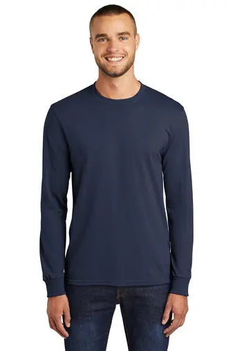 Port & Company - Core Blend Long Sleeve Tee, Safety Orange  Becker Safety and Supply