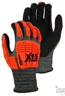 MAJESTIC - X15 KorPlex Cut, Impact & Puncture Resistant Glove w/Premium Foam Nitrile, A4 Coating, A4 - Becker Safety and Supply