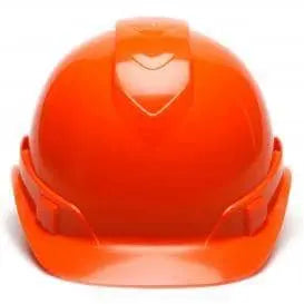 Pyramex - Ridgeline Cap Style Hard Hat 4 Point Vented Ratchet, Orange - Becker Safety and Supply
