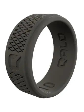 QALO - Men's Crosshatch Ring, Dark Grey - Becker Safety and Supply