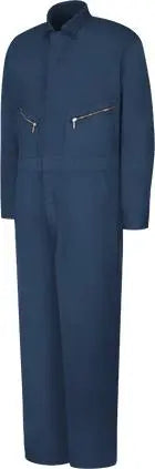 Red Kap - Zip Front Cotton Coverall, Navy - Becker Safety and Supply