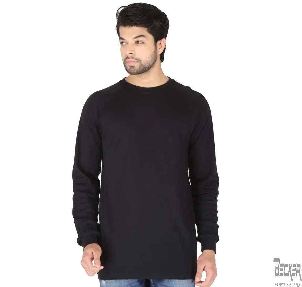 FORGE - BLACK L/S MEN'S GRAPHIC CREW NECK TEE - Becker Safety and Supply