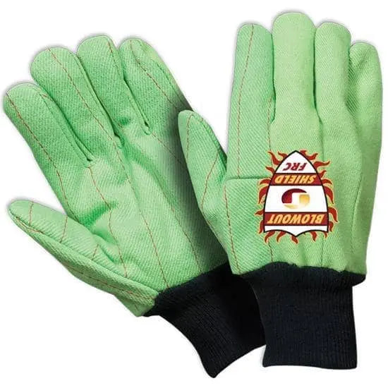 SOUTHERN GLOVE - Blowout Shield Heavyweight FR Glove, Green - Becker Safety and Supply