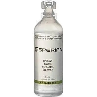 SPERIAN - 4oz Sperian Emergency Eyewash Saline - Becker Safety and Supply