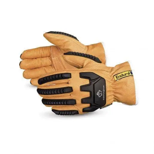 SUPERIOR - Endura Kevlar and Thinsulate Lined Impact Resistant Goatskin Drivers Gloves - Becker Safety and Supply