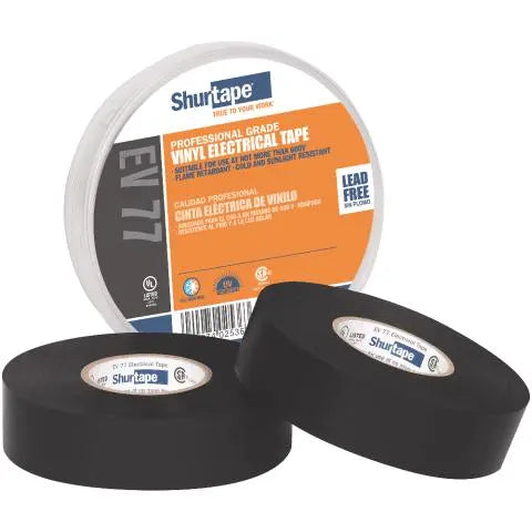 SURE TAPE - Electrical Tape .75"x66' - Black - Becker Safety and Supply