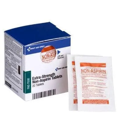 SmartCompliance Refill Extra Strength Non-Aspirin, 2 Tablets Per Packet, 10 Packets Per Box - Becker Safety and Supply