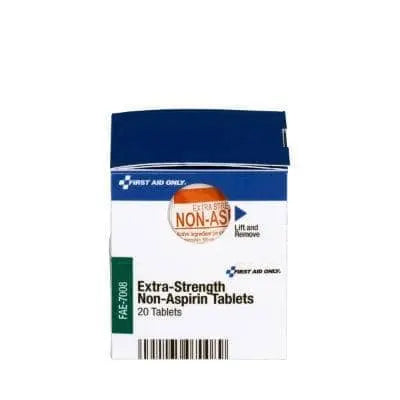 SmartCompliance Refill Extra Strength Non-Aspirin, 2 Tablets Per Packet, 10 Packets Per Box - Becker Safety and Supply