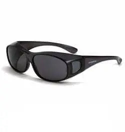 CROSSFIRE - OG3 Over The Glass Safety Eyewear, Crystal Black/Smoke - Becker Safety and Supply