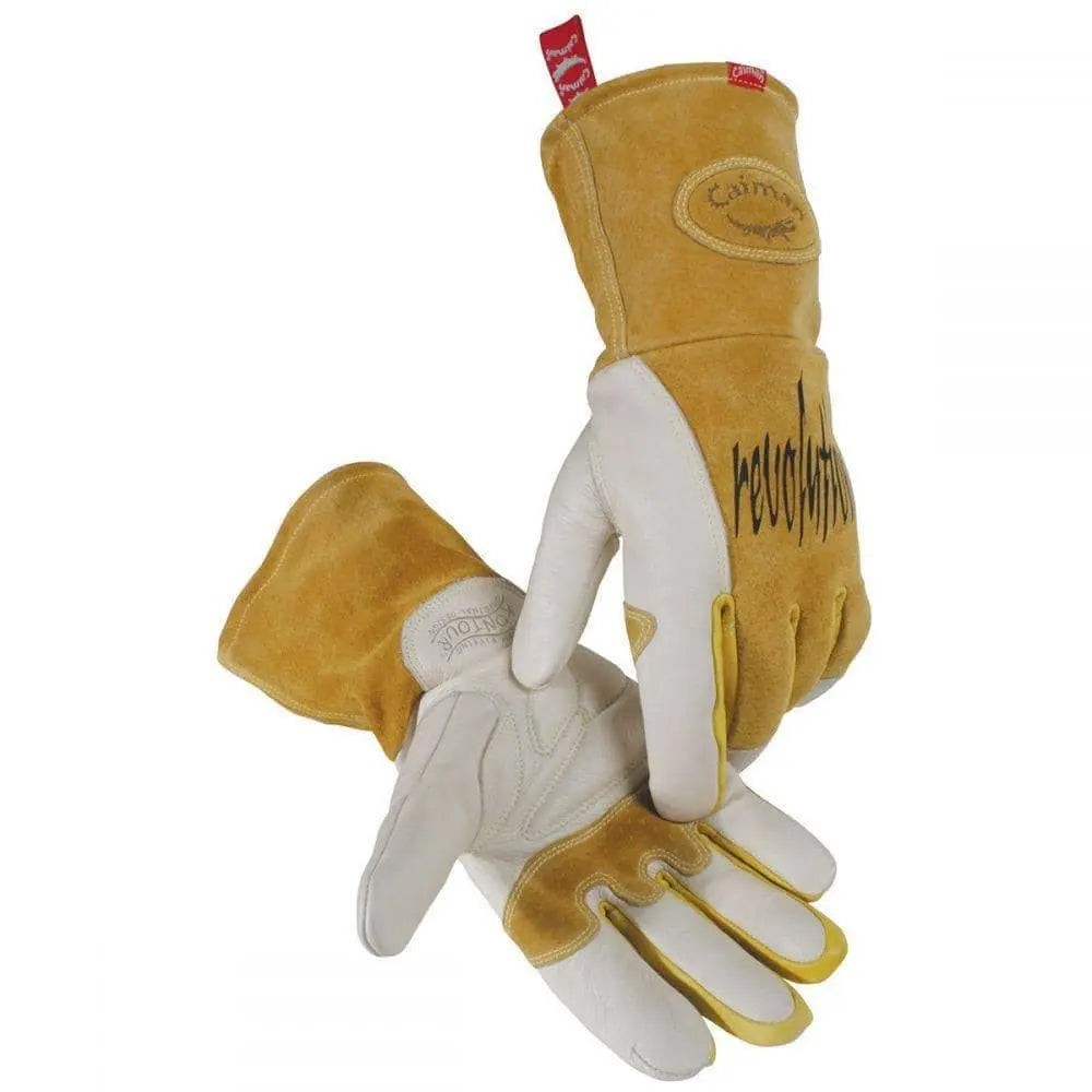 CAIMAN - Cow Grain Unlined MIG/Stick Welding Gloves - Becker Safety and Supply