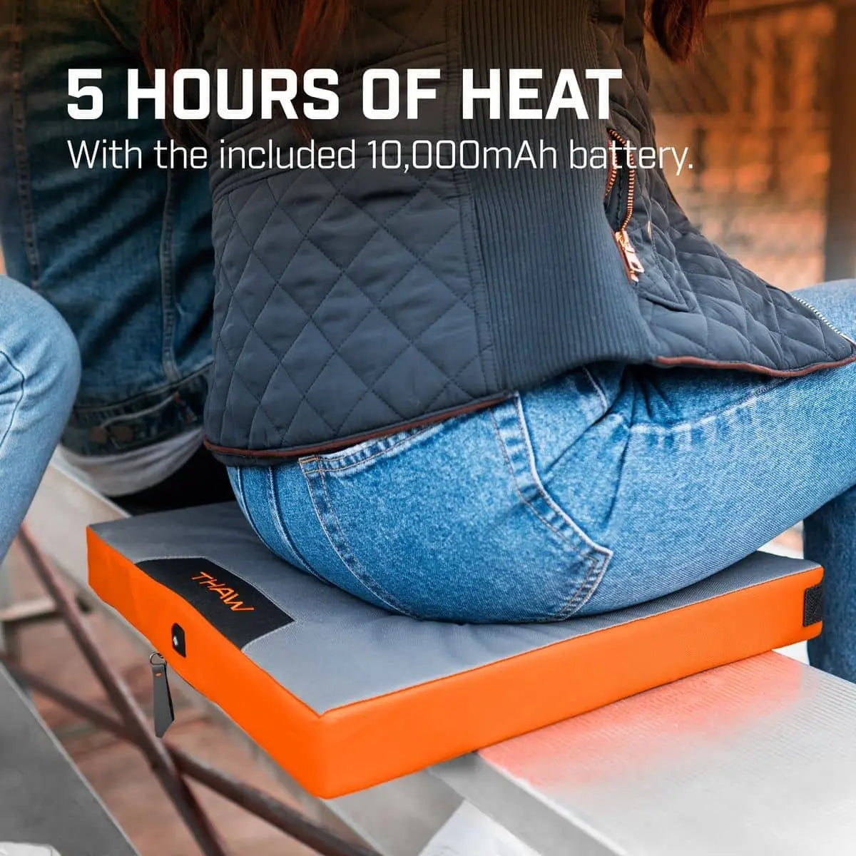 THAW - Rechargeable Heated Seat Pad, With Power bank - Becker Safety and Supply