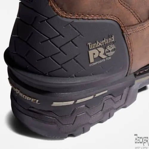 TIMBERLAND PRO - 6 In Boondock HD Comp Toe, Waterproof, Brown - Becker Safety and Supply