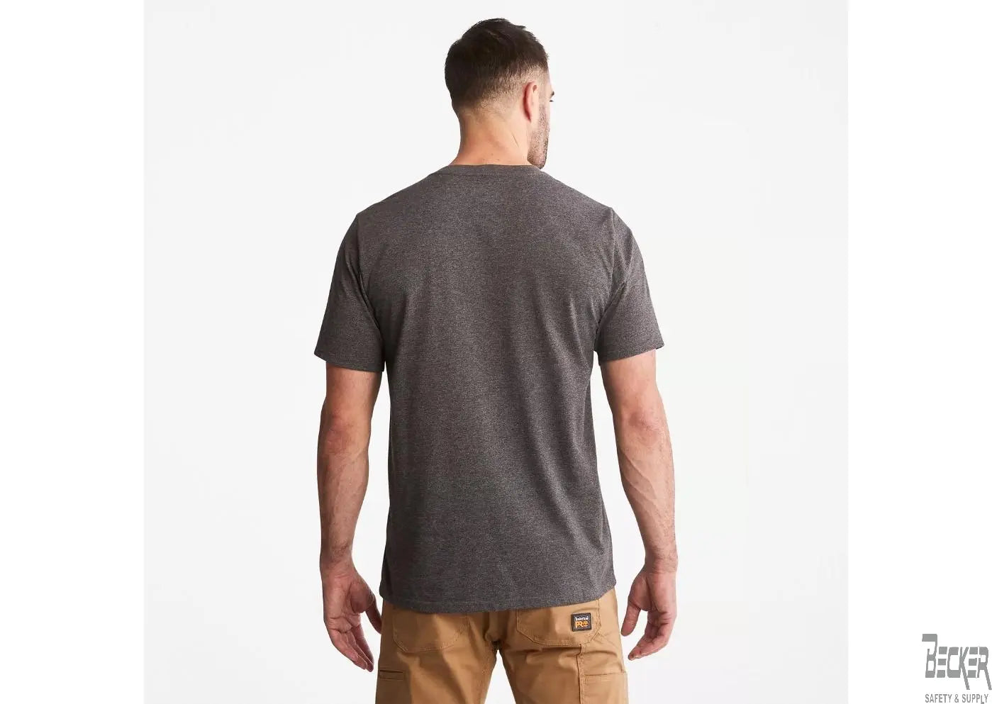 TIMBERLAND PRO - Base Plate Short Sleeve T-Shirt, Burnt Olive - Becker