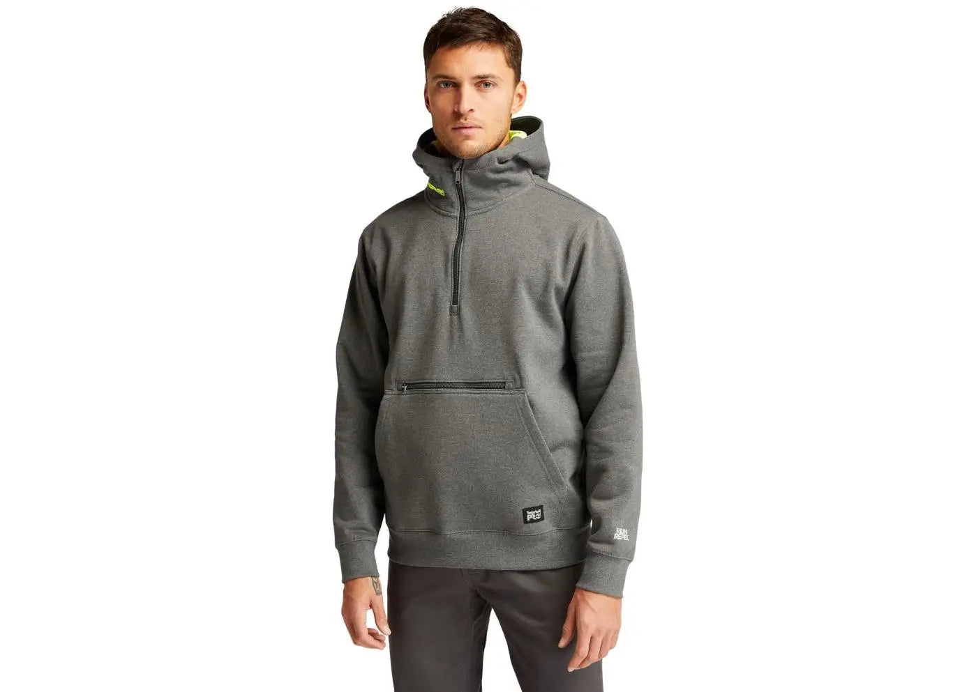 TIMBERLAND PRO - Hood Honcho HD Hoodie, Dark Charcoal Heather - Becker Safety and Supply